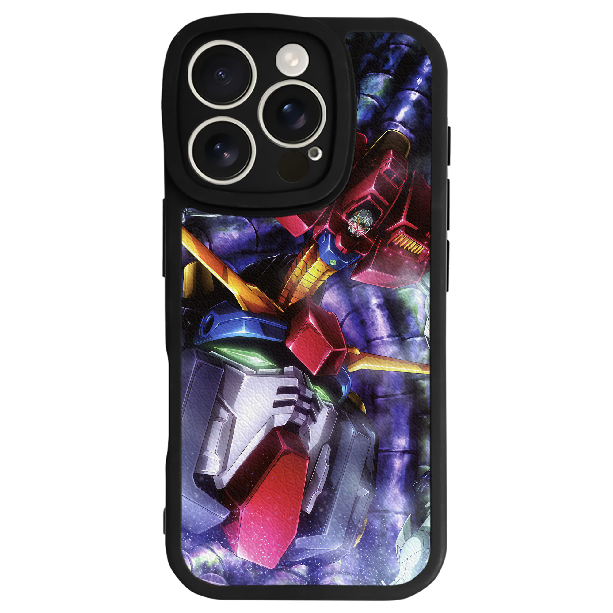 （画像用） 機動戦士ガンダム Mobile Suit Gundam 【iPhone 16シリーズ対応】シリコンスマホケース（レザー調） 材質：シリコン